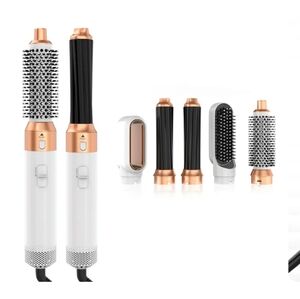 Multifunctional Hair Styling Tool Set - White and Gold
